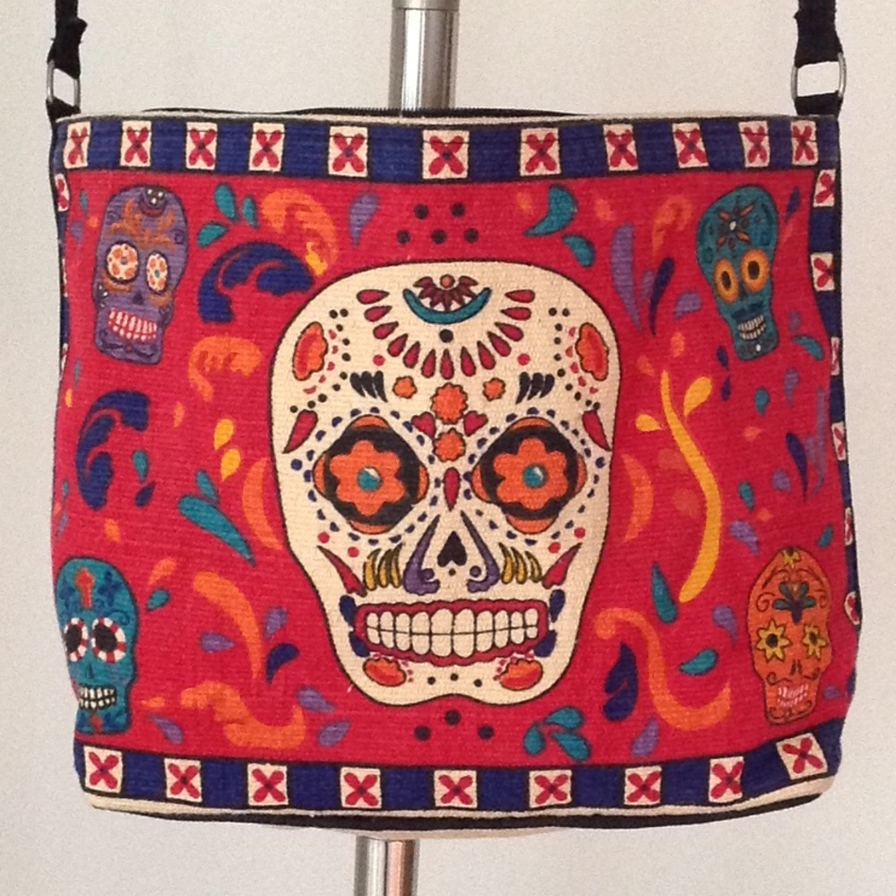 🎉🔥🎉 "Best in Bags Party" Sugar Skulls Tote 🎉🔥